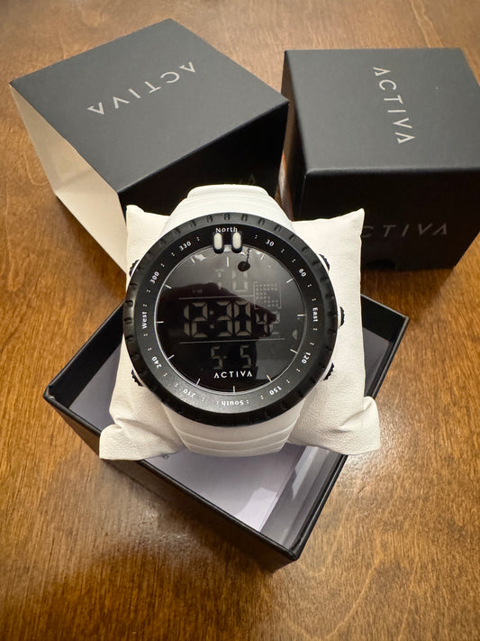 Activa Odyssey X Invicta Men's Digital Watch - White - 53mm