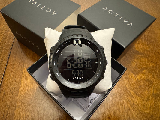 Activa Odyssey X Invicta Men's Digital Watch - Black - 53mm