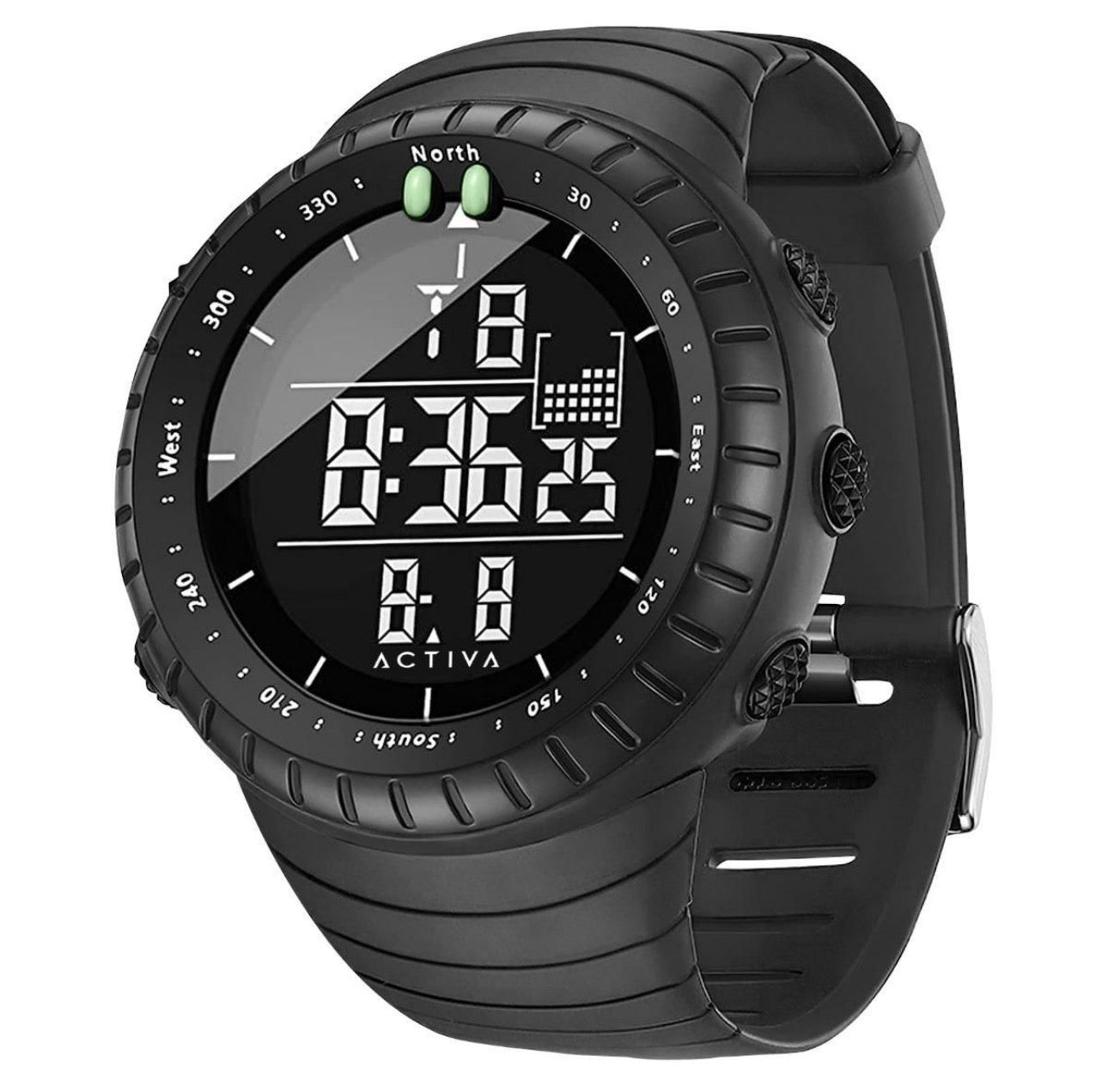 Activa Odyssey X Invicta Men's Digital Watch - Black - 53mm