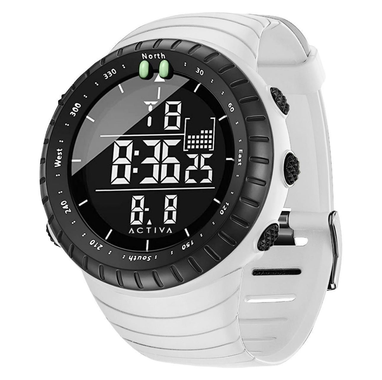 Activa Odyssey X Invicta Men's Digital Watch - White - 53mm